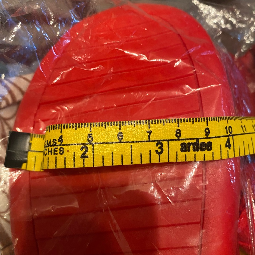 Red Ankle Boots. (NWOT). - Picture 6 of 6